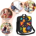 thumbnail image 5 of Lsque Dinosaurs in Space Lunch Bag Lunch Box for Women Men Reusable Insulated Lunch Tote Bag,Leakproof Thermal Cooler Sack Food Handbags Case High Capacity, 5 of 9