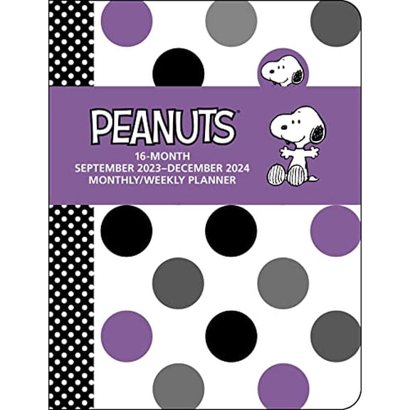 Pre-Owned Peanuts 16-Month 2023-2024 Monthly/Weekly Planner Calendar (Other)
