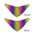 thumbnail image 3 of Rateoe Animal Paw Rainbow Print Pet Scarf for Dogs and Cats – Stylish Reflective Design, Breathable & Durable Pet Bandana with Quick-Release Buckle-Large, 3 of 5