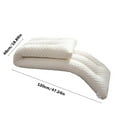 thumbnail image 3 of Bwiyojiz Home Decor, Foam Body Pillow Body Pillows For Adults -Large Long Bed Pillows For Sleeping White, Birthday Gifts, 3 of 9