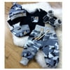 Infant Newborn Outfit Baby Boy Tops Rompers Leggings Beanie Clothes Pants Set