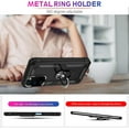 thumbnail image 5 of for Samsung Galaxy S20 FE 5G Case with Screen Protector, Military Grade Rugged Shockproof Heavy Duty Galaxy S20 FE Protective Cover for Samsung S20 FE Magnetic Ring Kickstand Phone Case (Black), 5 of 14