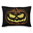 thumbnail image 2 of Creative Products Spooky Jack-O-Lantern 14x20 Spun Poly Pillow, 2 of 3