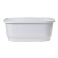 thumbnail image 5 of ALFI brand AB1218 Small Rectangular Fireclay Undermount or Drop In Prep / Bar Sink, 5 of 10