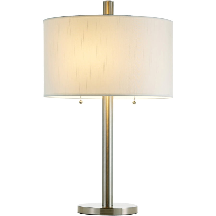 28&#34; Boulevard Table Lamp Satin Steel - Adesso