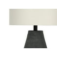 thumbnail image 3 of Monarch Specialties Lighting, 24"h, Table Lamp, Black Resin, Ivory / Cream Shade, Contemporary, 3 of 6