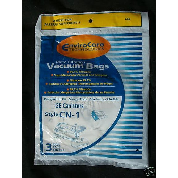 30 Designed to Fit G. E. Eureka CN-1 Vacuum Bags