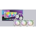 thumbnail image 4 of Cooler Master MasterLiquid 240L Core ARGB Close-Loop AIO Liquid Cooler Gen S Coldplate Pump 120mm PWM CryoFuze 14W/mK (White), 4 of 5