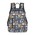 thumbnail image 3 of Balery Llama and Cactus Lightweight Backpack for Men and Women - Durable and Water-Resistant, Ideal for School, Work, Travel, and Everyday Use, 3 of 9