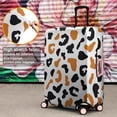 thumbnail image 4 of White and Orange Of Leopard Print Luggage Cover Fashion Suitcase Cover Baggage Covers Fit 25-28 Inch Luggage (Go Travel), 4 of 5