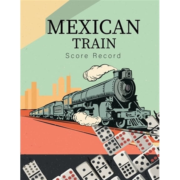 Pre-Owned Mexican Train Score Record: Good for family fun Mexican Train Dominoes Game large size pads were great.