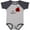 Heather and Navy, variant on Inktastic Cute Red Ladybug Boys or Girls Baby Bodysuit
