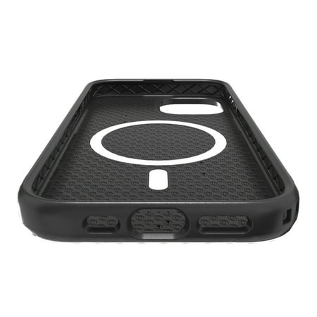 Cellhelmet - Fortitude Series Case with MagSafe for Apple iPhone 15 - Onyx Black
