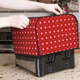 thumbnail image 7 of Haiem White and Green Polka Dot Print Toaster Covers 4 Slice Wide Slot,Bread Dust Cover & Fingerprint Protection,Bread Machine Cover,Appliance Covers, 7 of 7