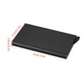 thumbnail image 4 of Wallet Card Holder Aluminum Alloy Card Case Protector RFID Blocking Snap Button Pop-Up Tab Credit, 4 of 8
