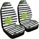 thumbnail image 2 of Juego de 2 Fundas para Asientos de Coche ABPHQTO Clover Leaf Doodle Universal, 2 of 3