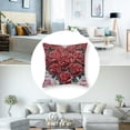 thumbnail image 5 of BANET 2 Pack Waterproof Outdoor Valentines Day Pillow Covers White Pink Flower Throw Pillow Cases Farmhouse Decorations Cushion Cover Double Sided 18x18in, 5 of 7