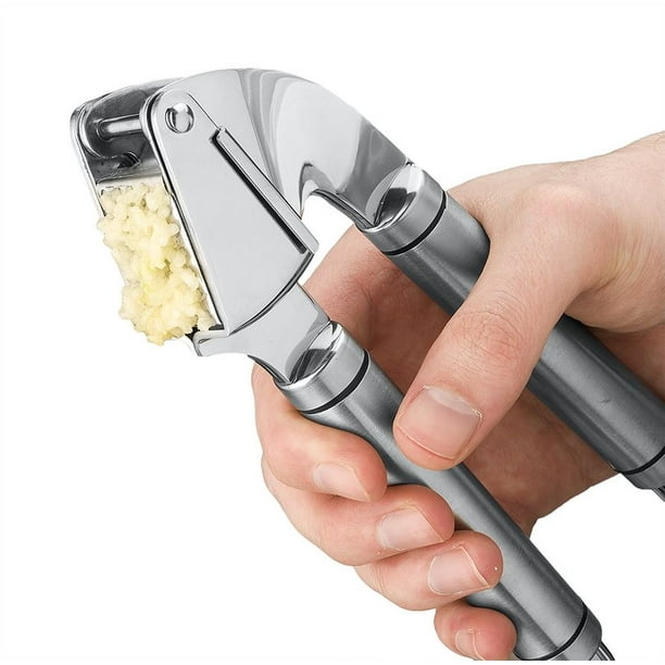 Greenco Heavy Duty Solid Stainless Steel Garlic Press, Crusher, Mincer