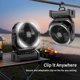 thumbnail image 4 of Socool Ventilador de camping con luz – Ventilador de batería recargable de 20000 mAh, tiempo de funcionamiento máximo de 112 horas, 9 velocidades, pantalla digital, temporizador, oscilación automática, 4 of 5