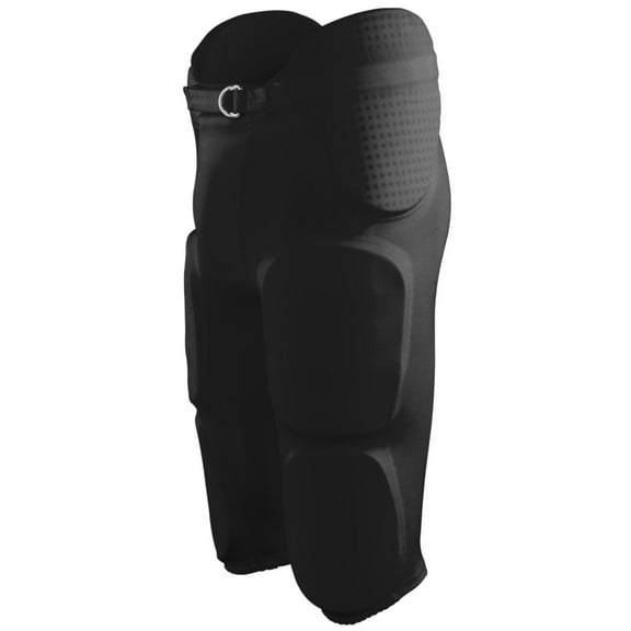 Augusta Sportswear Men's Gridiron Integrated Football Pant, Black, X-Large