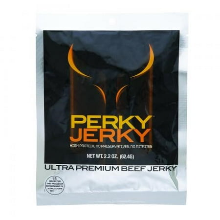 Perky Jerky Ultra Premium Beef Jerky - Original, 2.2 Ounce