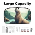 thumbnail image 3 of Sea Lion Digital Bag with Oxford Fabric, Waterproof and Protective, 5.9x9.44x3.14 in, for Hard Drive Bags, Storage Box, Cord Travel Organizer, Cable Organizer Bag, 3 of 6