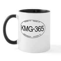 CafePress - KMG 365 Squad 51 Emergency Mug - 11 oz Ceramic Mug - Novelty Coffee Tea Cup