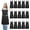 Black, variant on 15 Pcs Adult Aprons Bulk with Pockets Adjustable Bib Chef Apron for Women Men Painting Cooking Crafting (S/L)