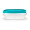 thumbnail image 2 of Rubbermaid TakeAlongs 4 Cup Food Storage Containers, Meal Prep Containers, Food Containers with Lids, Limited Edition Turquoise Blue, 2 of 6