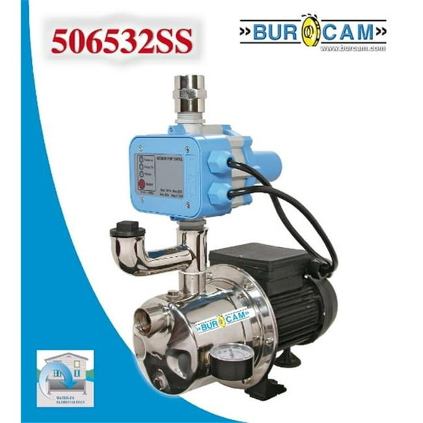Bur-Cam Pompes 506532SS.75 HP Double - Pompe d'Application