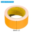 thumbnail image 2 of Uxcell 2 inch x 32.8 Feet Glow in the Dark Tape 1 Roll Tape Orange Yellow, 2 of 6