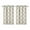 Retro C, variant on Moroccan Geometric Kitchen Curtains 2 Pack 27.5Wx39L Inch Tier Panels Semi-Sheer Rod Pocket Window Treatment Farmhouse Style