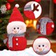 thumbnail image 4 of Juguetes de piscina, juguetes para bebés, juguetes para niños pequeños, adornos navideños de muñeco de nieve de peluche, decoraciones navideñas, muñecos de nieve de Papá Noel hechos a mano para fiesta, 4 of 6