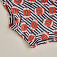 thumbnail image 4 of Ensemble de Shorts pour Bébé Lettre T-Shirt à Manches Courtes à Col Rond Hauts Shorts de Rugby FOOTBALL Bandeau à Nœud 0-24 m, 4 of 8