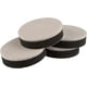 thumbnail image 1 of KAIYANG Deslizadores de muebles reutilizables, para mover fácilmente objetos pequeños y medianos sobre pisos de madera, paquete de 4, color beige, 1 of 5