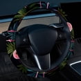 thumbnail image 2 of Flamingo 14.5 Inch Printing PVC Leather Car Wheel Cover Steering Wheel Cover Auto Accessories, 2 of 6