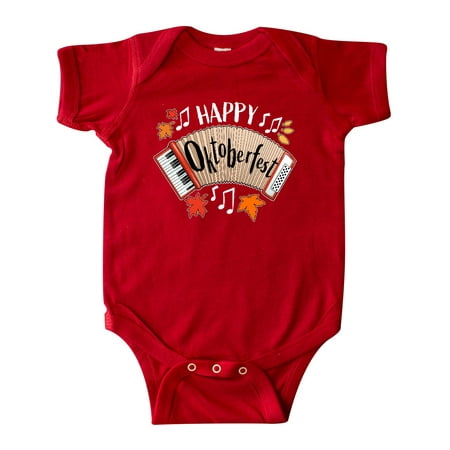 

Inktastic Happy Oktoberfest- accordian Gift Baby Boy or Baby Girl Bodysuit