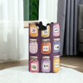 thumbnail image 6 of Yayeee Freestanding Laundry Hamper with Handle Collapsible Large Storage Basket for Clothes, Purple Jam, 6 of 7