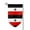 Fillet, variant on Flag Of The German Empire Garden Flag Double Sided Flags with Vivid Color for Yard Lawn Garden Decor 12.5 x18 Inch Fillet