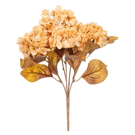 16.5" Cream Hydrangea Bush 2/Bag