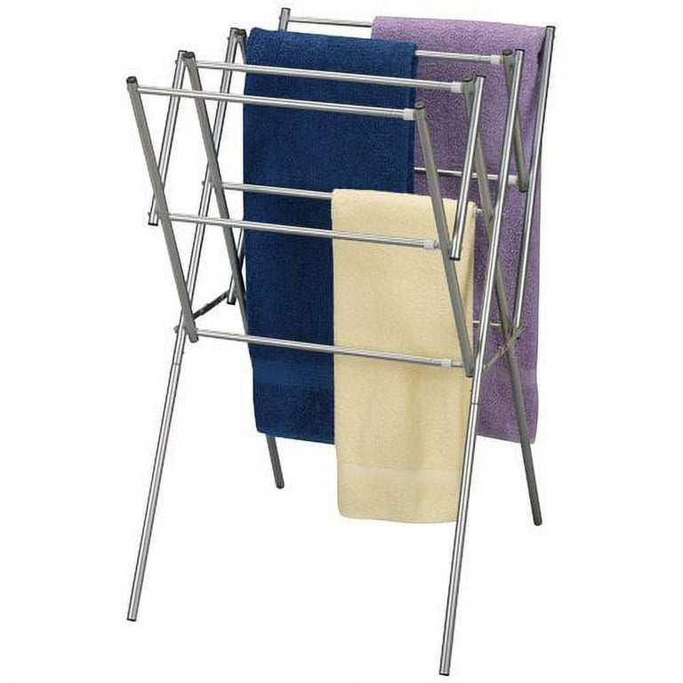 Household Essentials Expandable Laundry Dryer Satin Silver