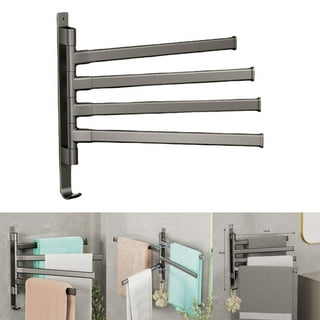ᐈ 【Aquatica Universal 32 Waterproof Wall Mounted Iroko Wood Towel Rack】  Buy Online, Best Prices