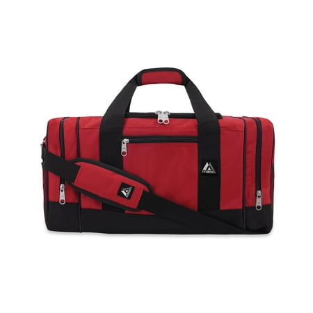 Everest Unisex 30 in Sporty Gear Duffel Bag, Red