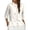 White, variant on T Shirts For Women Embroidered Shirt Summer Lightweight Boho Blouse Casual Three Quarter Sleeve Womens Tops Orange XXL