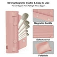 thumbnail image 6 of YIEMEEN Travel Makeup Brush Bag Silicone Makeup Brush Holder Makeup Brush Cosmetic Bag, 6 of 11
