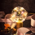 thumbnail image 4 of Novedad luz LED con base de madera luz romántica decoración del hogar, 4 of 8