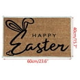 thumbnail image 3 of OYIGU Easter Doormat Easter Eggs Rabbit Entryway Front Porch Rugs Anti-Skid Bottom Floor Indoor Outdoor Carpet For Home Patio Home Decor， for Bathroom Bedroom Floor, 3 of 7