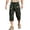 #01Army Green, variant on Men's Camo Cargo Capri Shorts Elastic Waist Drawstring Casual 7/8 Cropped Pants with Multi Pockets Green XL