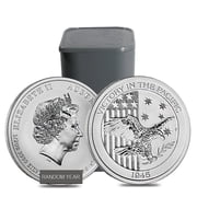 Australia 1/2 oz Silver Victory in the Pacific Coin Perth Mint .9999 Fine BU (Random Year)
