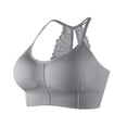 thumbnail image 1 of biudgviw Sports Bras for Women Ribbed No Underwire Full Coverage Support Racerback Bralettes Soft Comfortable Bras, 1 of 3